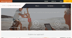 Desktop Screenshot of manulifeprivatewealth.com